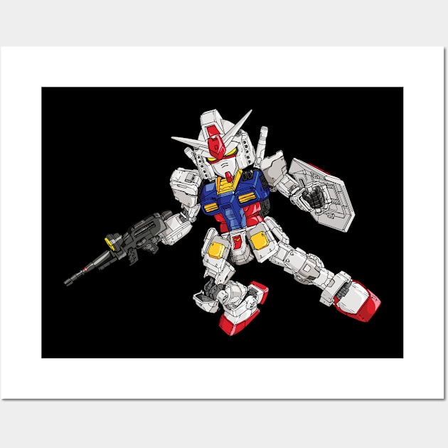 RX-78 Wall Art by Mecha Design by MechaRon